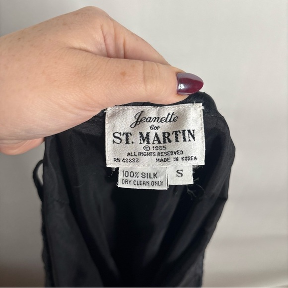 Jeanette for St. Martin Vintage Silk Pant size Small - Picture 5 of 5